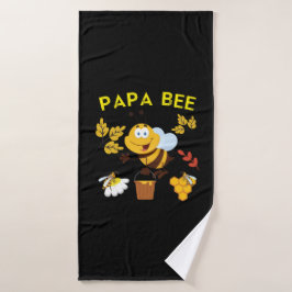 Toalha De Banho Beekeeper Art Papa Bee