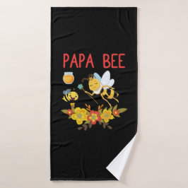 Toalha De Banho Beekeeper Art Papa Bee 2