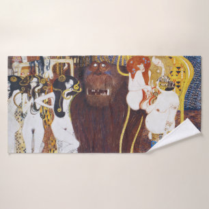 Toalha De Banho Beethoven Frieze (detalhe), Gustav Klimt