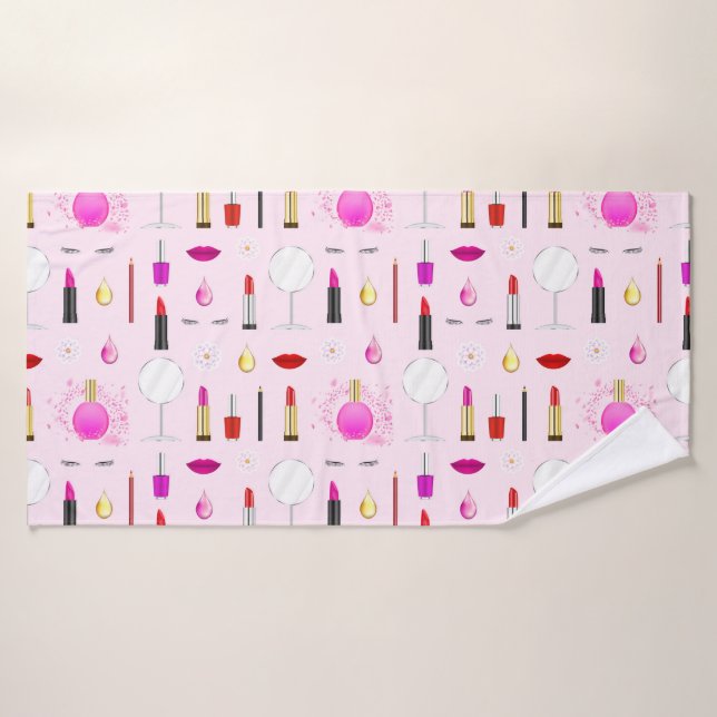 Toalha De Banho Beleza e maquiagem (Toalha de Banho)