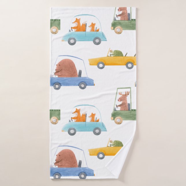 Toalha De Banho Belo padrão de bebê sem problemas com a dra de mão (Toalha de Banho)
