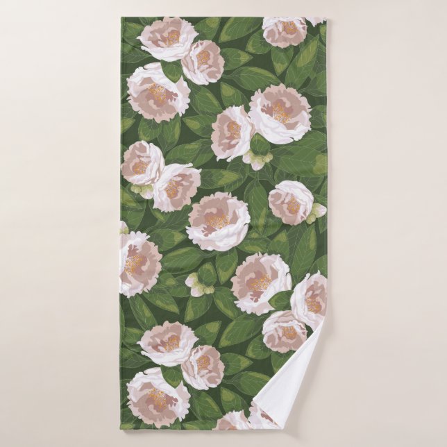 Toalha De Banho Big Bloom Camellia Charm (Toalha de Banho)