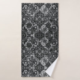 Toalha De Banho Black Lacework Artidzal Bath Towel