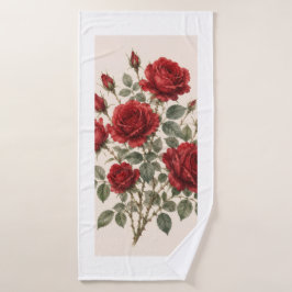 Toalha De Banho Bloom Where You Are Planted | Vintage Rose Botanic