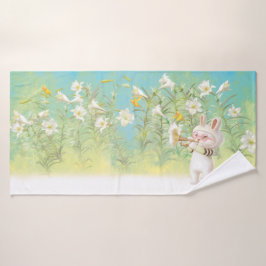 Toalha De Banho Blooming Lily