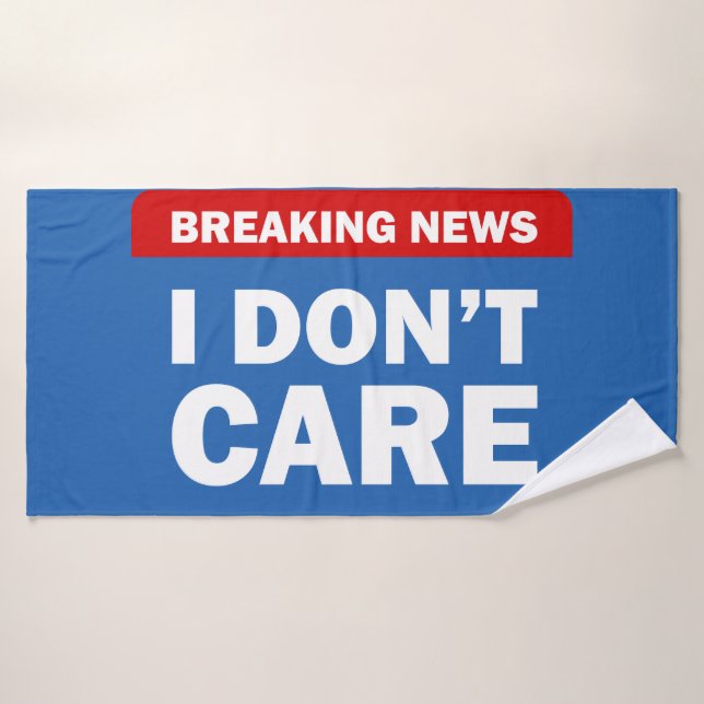 Toalha De Banho Breaking News (Toalha de Banho)