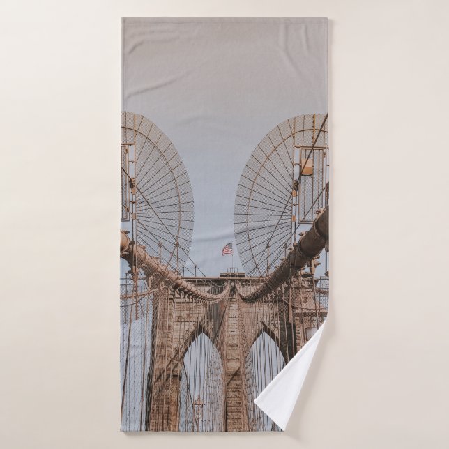TOALHA DE BANHO BROOKLYN BRIDGE NOVA IORQUE (Toalha de Banho)