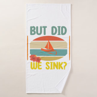 Toalha De Banho bud did we sink retro 