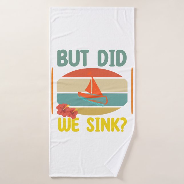 Toalha De Banho bud did we sink retro  (Toalha de Banho)