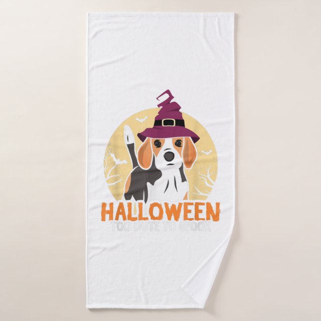 Toalha De Banho Cachorro Halloween (Toalha de Banho)