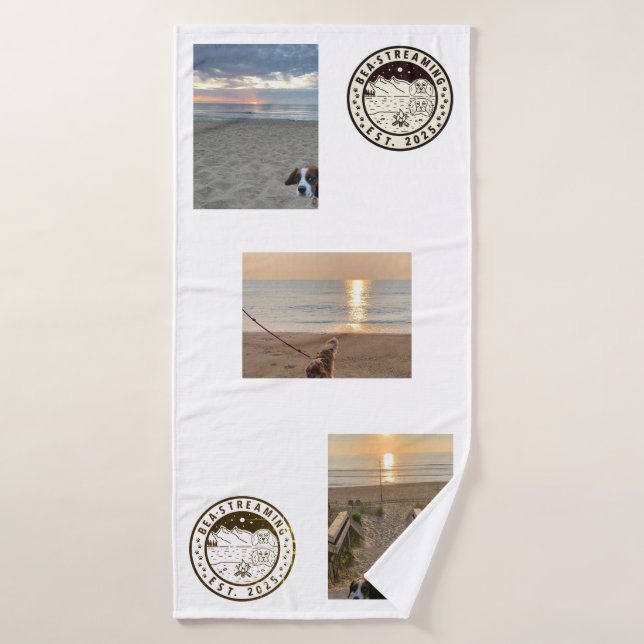 Toalha De Banho Cachorros Bea Streaming na Beach Towel (Toalha de Banho)