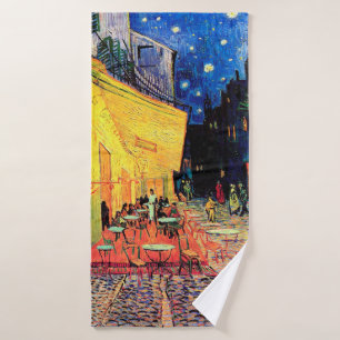Toalha De Banho Cafe Terrace na Noite, Vincent van Gogh, 1888