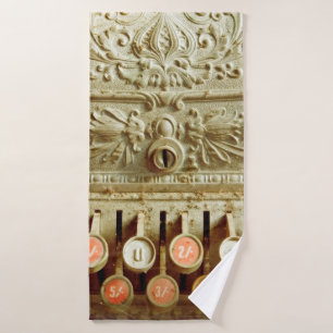 Toalha De Banho Caixas de notas, cobertas de poeira e teia