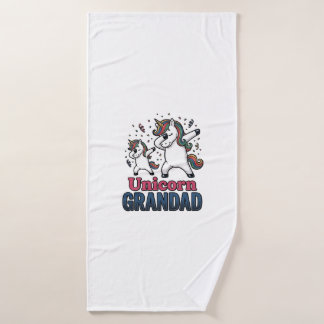 Toalha De Banho Camisa de desenho de gravação vintage do avô Unicó