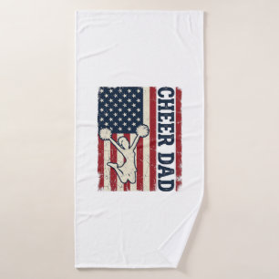 Toalha De Banho Camisa Vetorial Patriótica da Bandeira Americana C