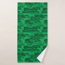 Toalha De Banho Camo verde-branco espanhol