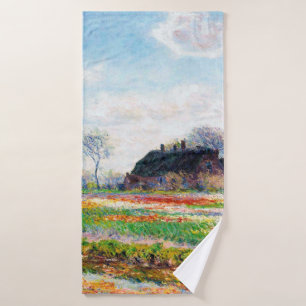 Toalha De Banho Campos de Tulipa na Holanda, Monet