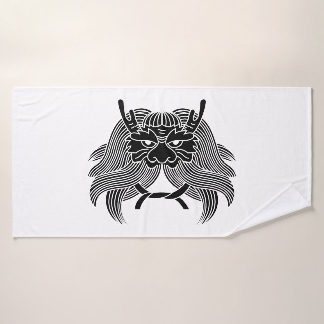 Toalha De Banho Capacete de demônio (Toalha de Banho)
