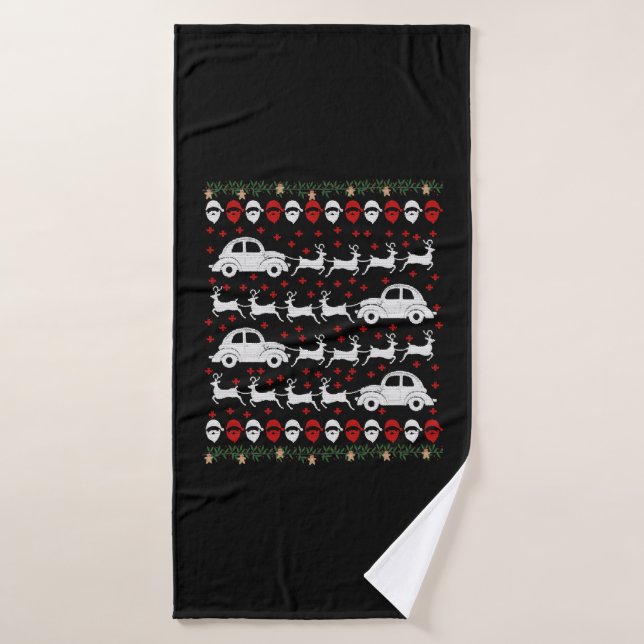 Toalha De Banho Carro Natal (Toalha de Banho)