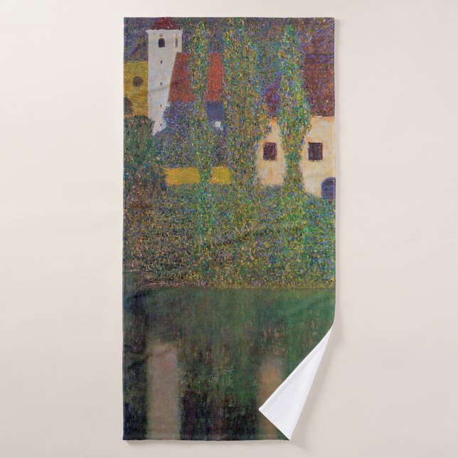 Toalha De Banho Castelo de Água, Gustav Klimt (Toalha de Banho)