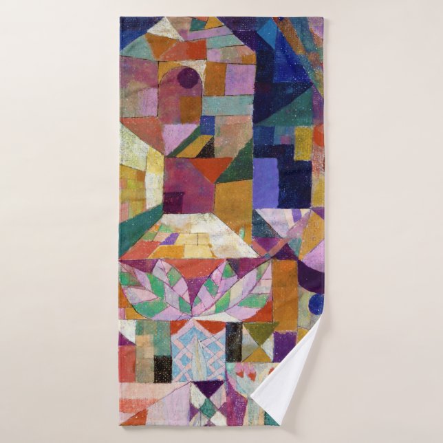 Toalha De Banho Castle Garden, Paul Klee (Toalha de Banho)