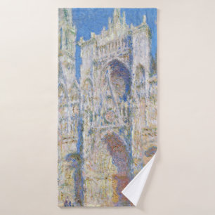 Toalha De Banho Catedral de Rouen (Luz do Sol), Monet