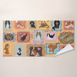 Toalha De Banho Cavaleiro Rei Charles Spaniel Towel