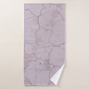 TOALHA DE BANHO CHÃO DE CONCRETO BRANCO CRACKED