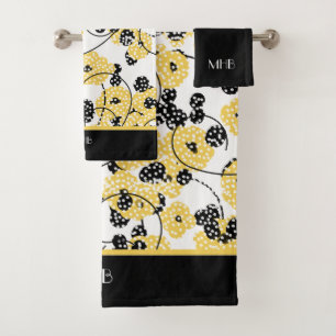 TOALHA DE BANHO CHIQUE SET_COOL, FLORAL/DOTS