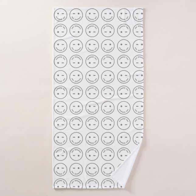 Toalha De Banho Choose Joy - Smile Wink (Toalha de Banho)