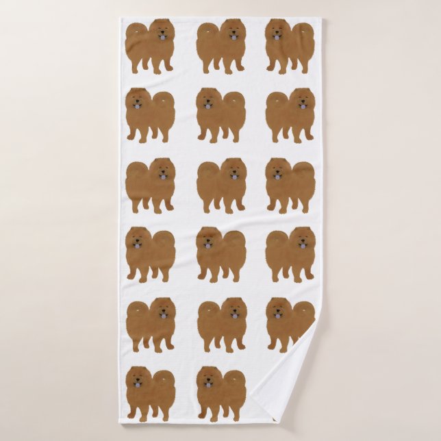 Toalha De Banho Chow Chow Bath Towel (Toalha de Banho)