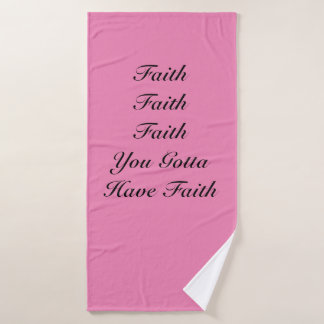 Toalha De Banho Christian Faith Bath Towel