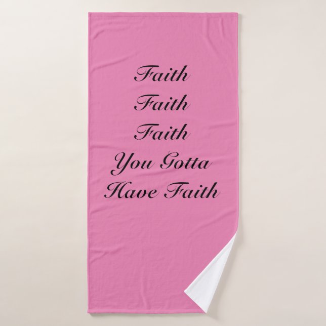 Toalha De Banho Christian Faith Bath Towel (Toalha de Banho)