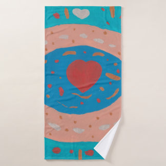 Toalha De Banho Círculos de Amor