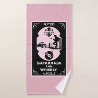 Toalha De Banho Classic Romantic Country Music