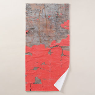 Toalha De Banho Closeup old and peeling painted wood board backgro