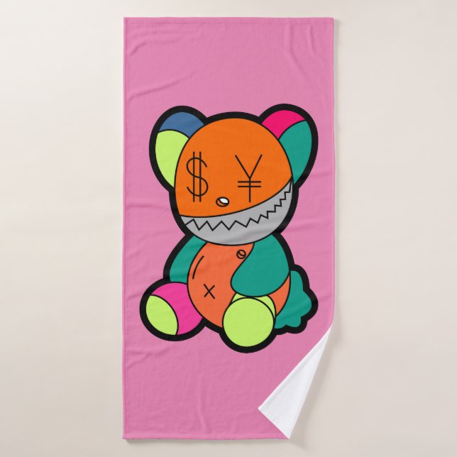 Toalha De Banho Colorful bear (Toalha de Banho)
