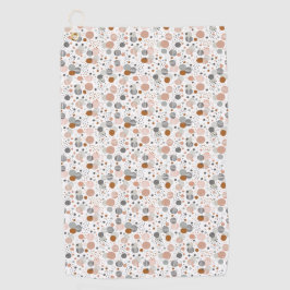 Toalha de banho com padrão de pontos de tendência