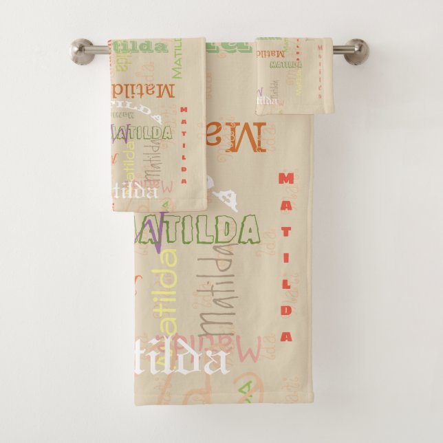 Toalha de banho conhecida personalizada (Insitu)