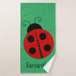Toalha De Banho Conjunto Ladybug Beach Towel