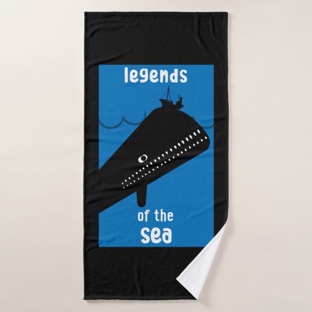 Toalha De Banho Crianças Bonitas Mobilizam Monstro Do Mar Dick (Toalha de Banho)