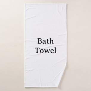 Toalha De Banho Crie seu próprio simples personalizado 76 cm x 152