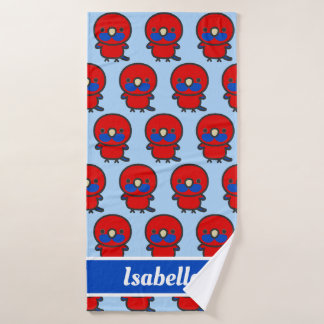 Toalha De Banho Crimson Rosella
