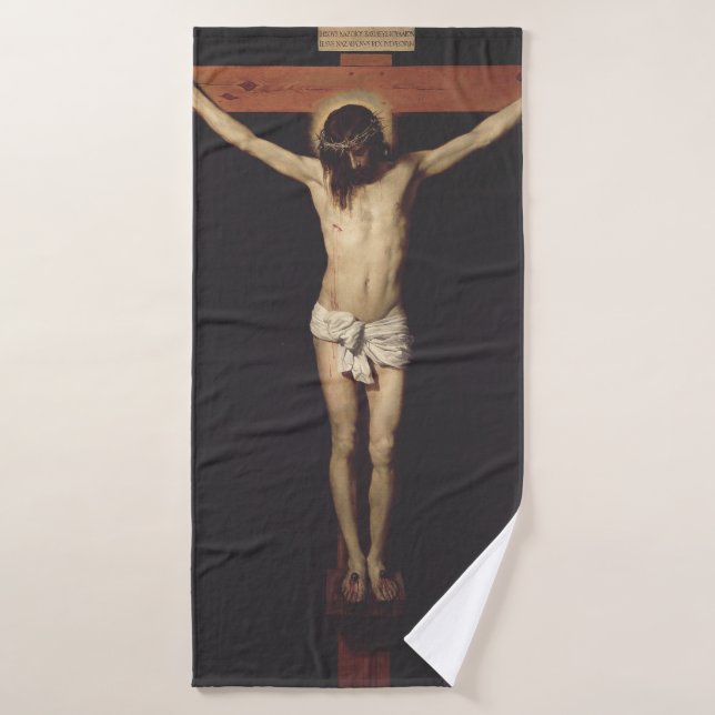 Toalha De Banho Cristo Crucificado por Diego Velazquez (Toalha de Banho)