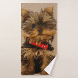 Toalha De Banho Cute Yorkshire Terrier