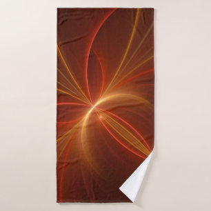 Toalha De Banho Dançar Com A Arte Fractal Moderna Abstrato