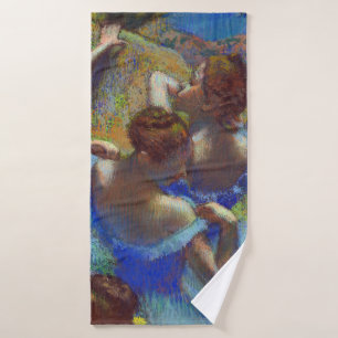 Toalha De Banho Dançarinos em Azul, Edgar Degas