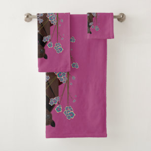Toalha de Banho de Boysenberry Fox Boysenberry Voa