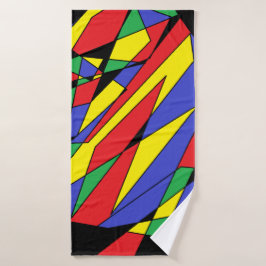 Toalha de Banho de Cor de Arte