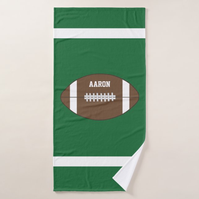 Toalha de banho de futebol personalizada (Toalha de Banho)
